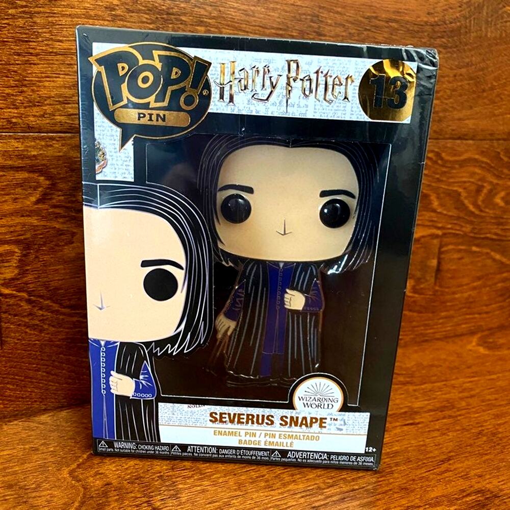 FUNKO POP PIN Harry Potter Severus Snape 13 Large 4" Enamel Pin New